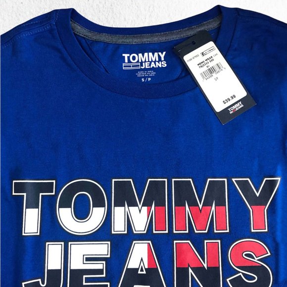 Tommy Jeans Hilfiger 78J2353 500 Tee T shirt NWT - Picture 5 of 8